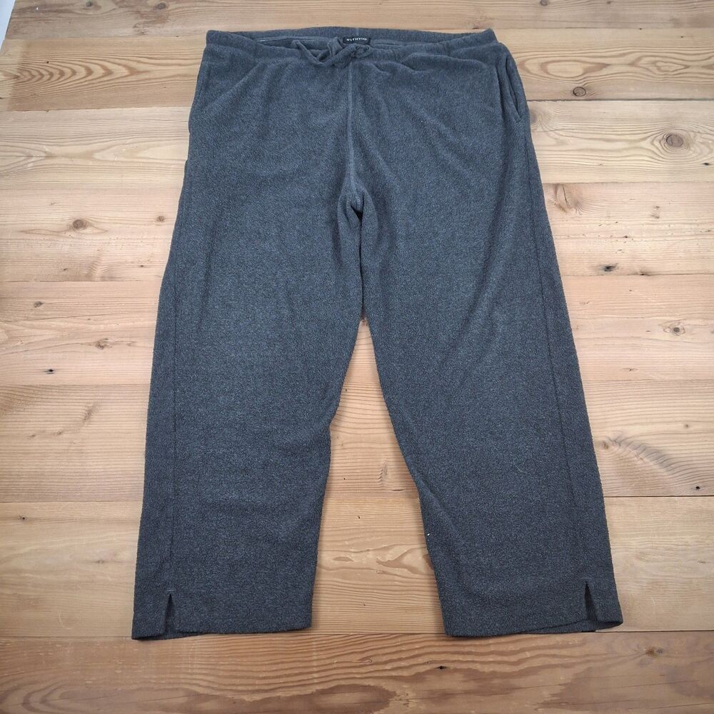 Intimo Large Fleece Lounge Pants Gray Mens